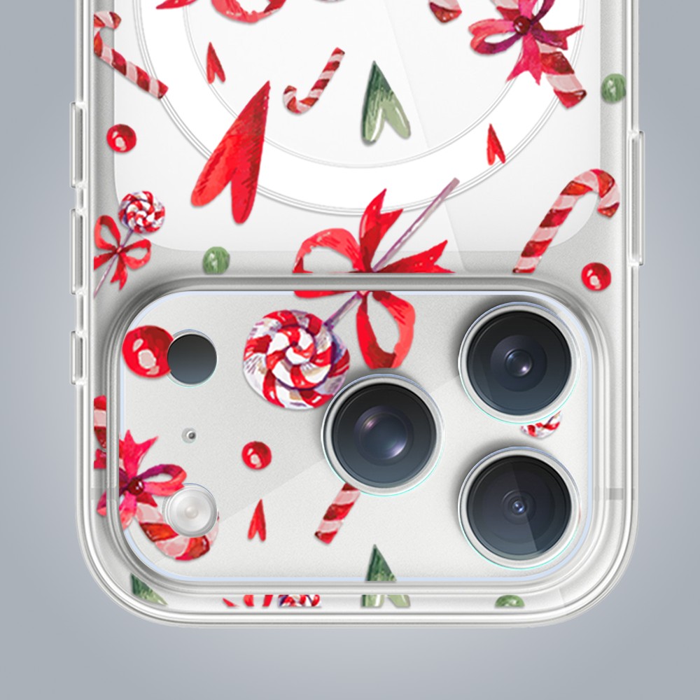 iPhone 17 Pro Max pełne szkło hartowane na cały aparat, kamerę, cukierki świąteczne 17 pro-3