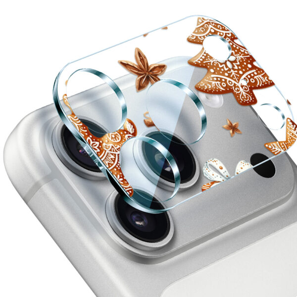 iPhone 17 Pro Max pełne szkło hartowane na cały aparat, kamerę, magia pierniczków ip 17 pro-3