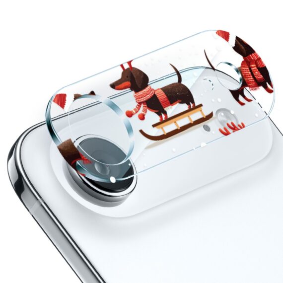 iPhone Air pełne szkło hartowane na cały aparat, kamerę, jamniki na saniach AIR