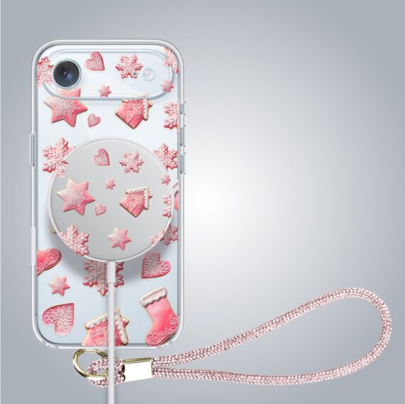 iPhone Air pełne szkło hartowane na cały aparat, kamerę, różowe pierniczki Artboard 8