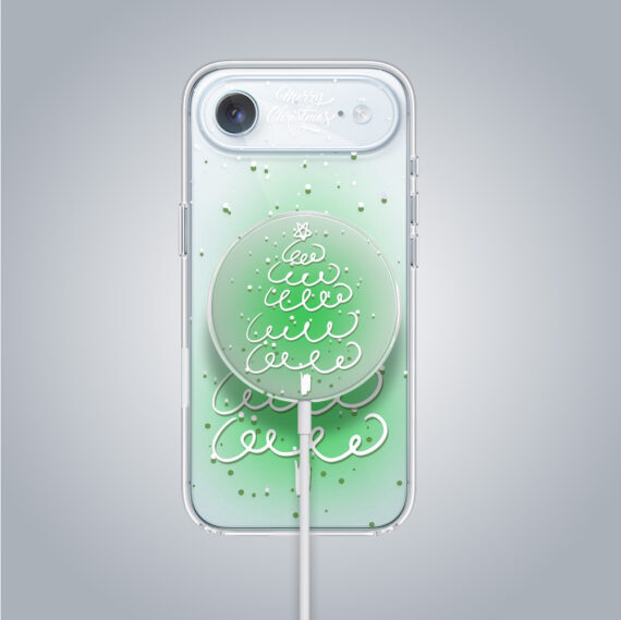 iPhone Air pełne szkło hartowane na cały aparat, kamerę z napisem Merry Christmas zestaw