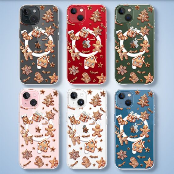 ip 13Etui do iPhone 13 z MagSafe, magia pierniczków, przeźroczyste