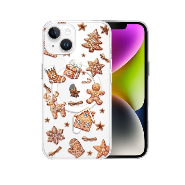 ip 14-1Etui do iPhone 14 Plus z MagSafe, magia pierniczków, przeźroczyste
