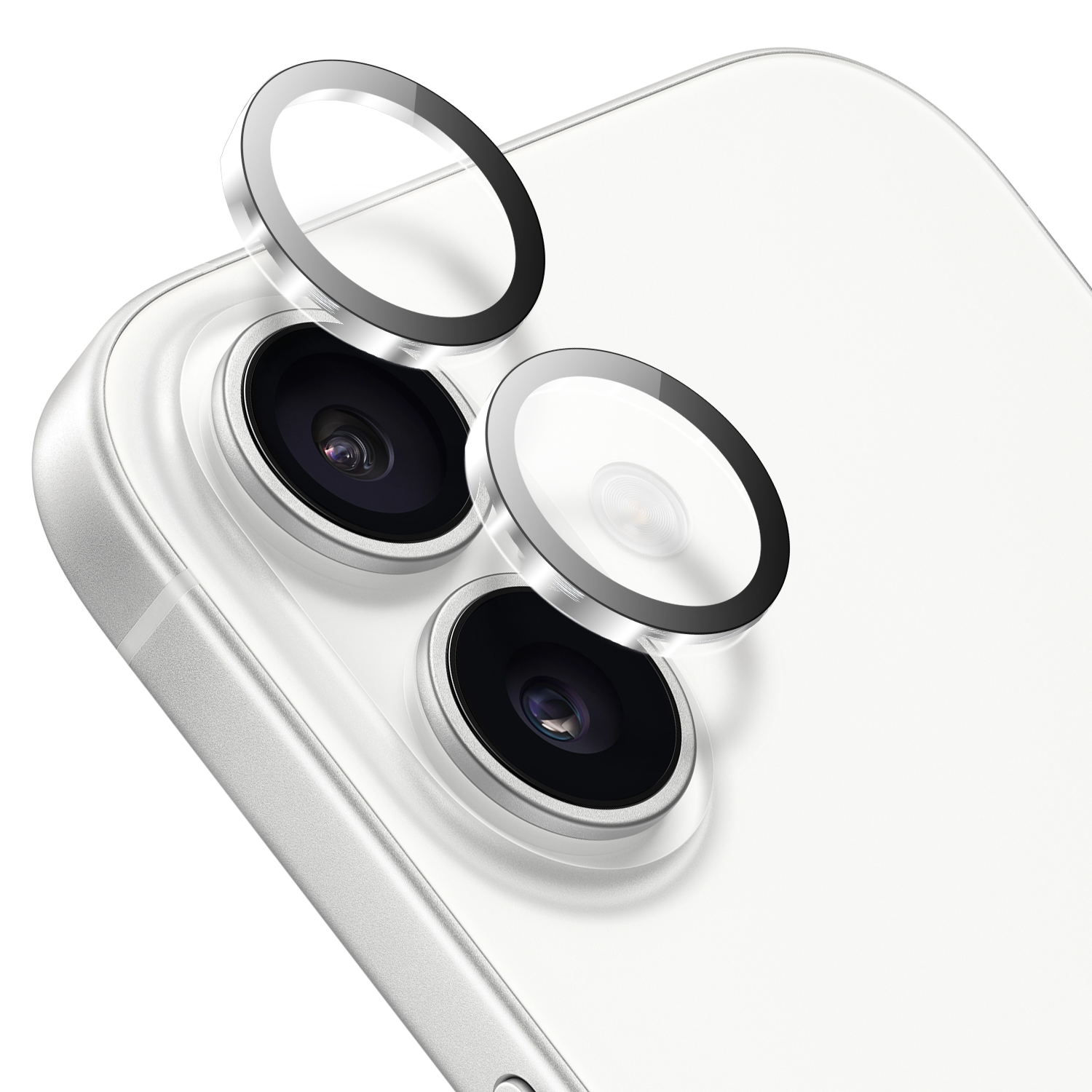 new Szklana osłona obiektywów, hybrydowa osłona aparatu do iPhone 17, przeźroczysta 17