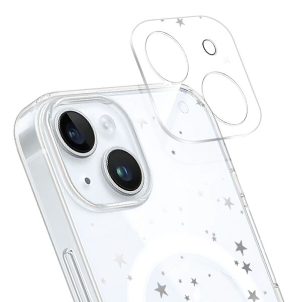 zwykły model-1iPhone 15 pełne szkło hartowane na cały aparat, kamerę, szampańskie gwiazdki