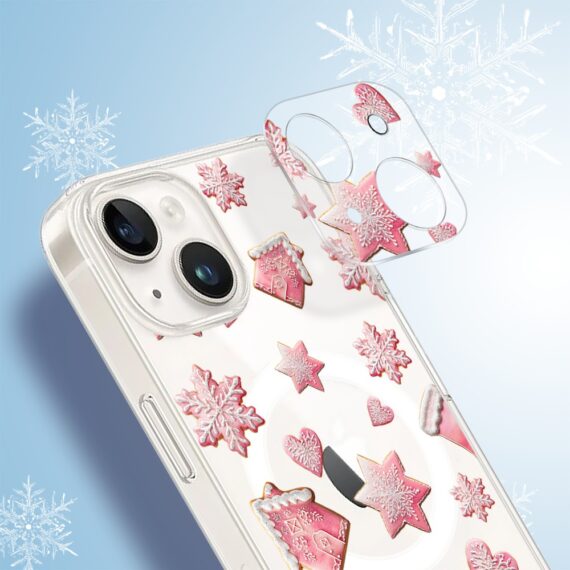 zwykły model-2iPhone 14 pełne szkło hartowane na cały aparat, kamerę, różowe pierniczki