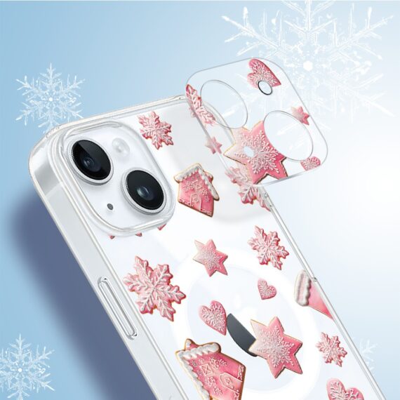 zwykły model-2iPhone 15 pełne szkło hartowane na cały aparat, kamerę, różowe pierniczki