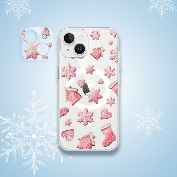 zwykły model-3iPhone 13 pełne szkło hartowane na cały aparat, kamerę, różowe pierniczki