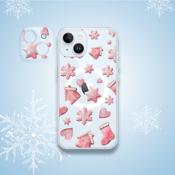 zwykły model-3iPhone 15 pełne szkło hartowane na cały aparat, kamerę, różowe pierniczki