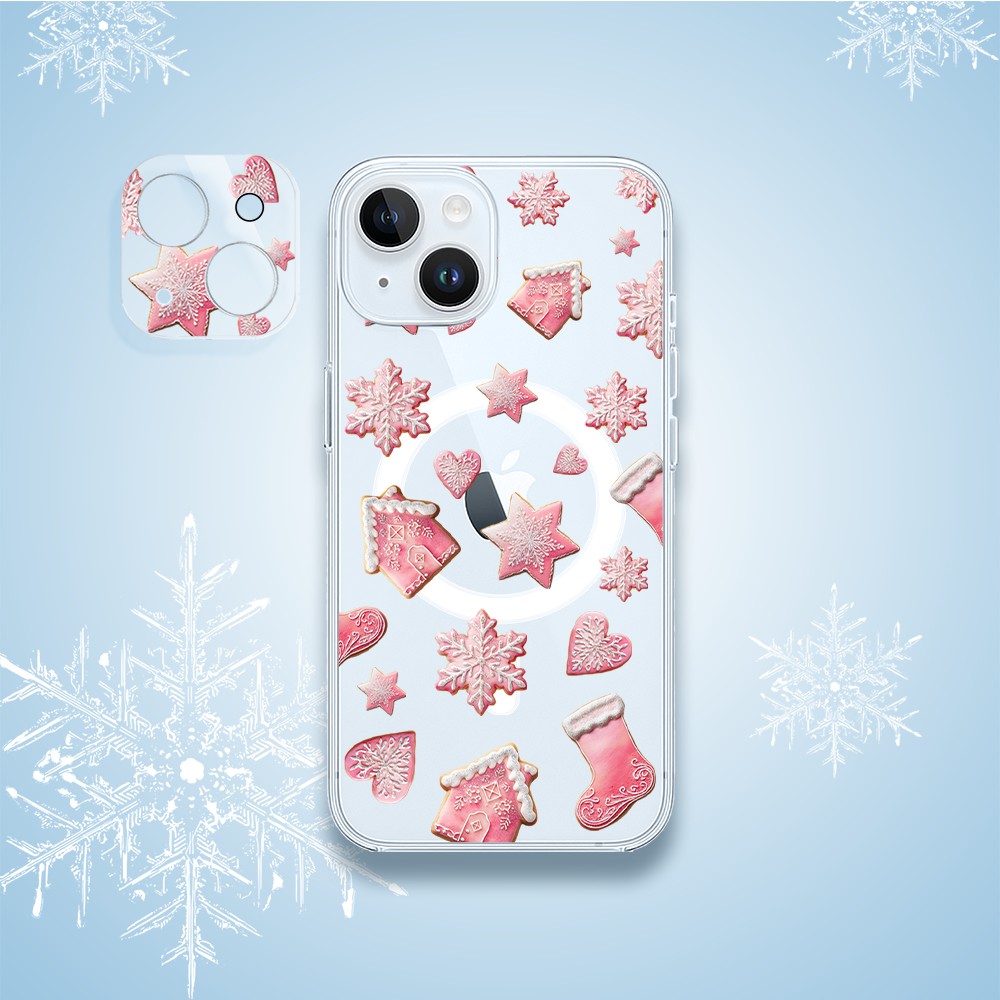 zwykły model-3iPhone 15 pełne szkło hartowane na cały aparat, kamerę, różowe pierniczki