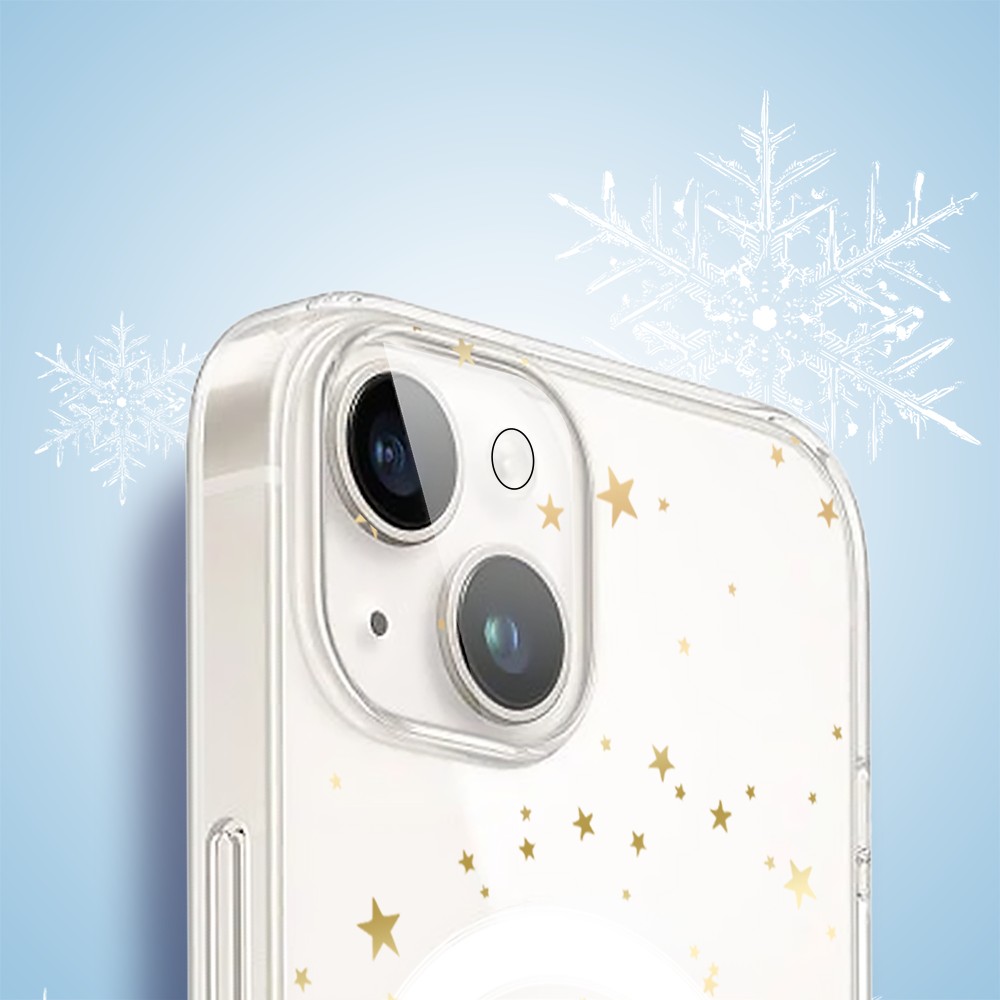 zwykły model-5iPhone 14 pełne szkło hartowane na cały aparat, kamerę, złote gwiazdki