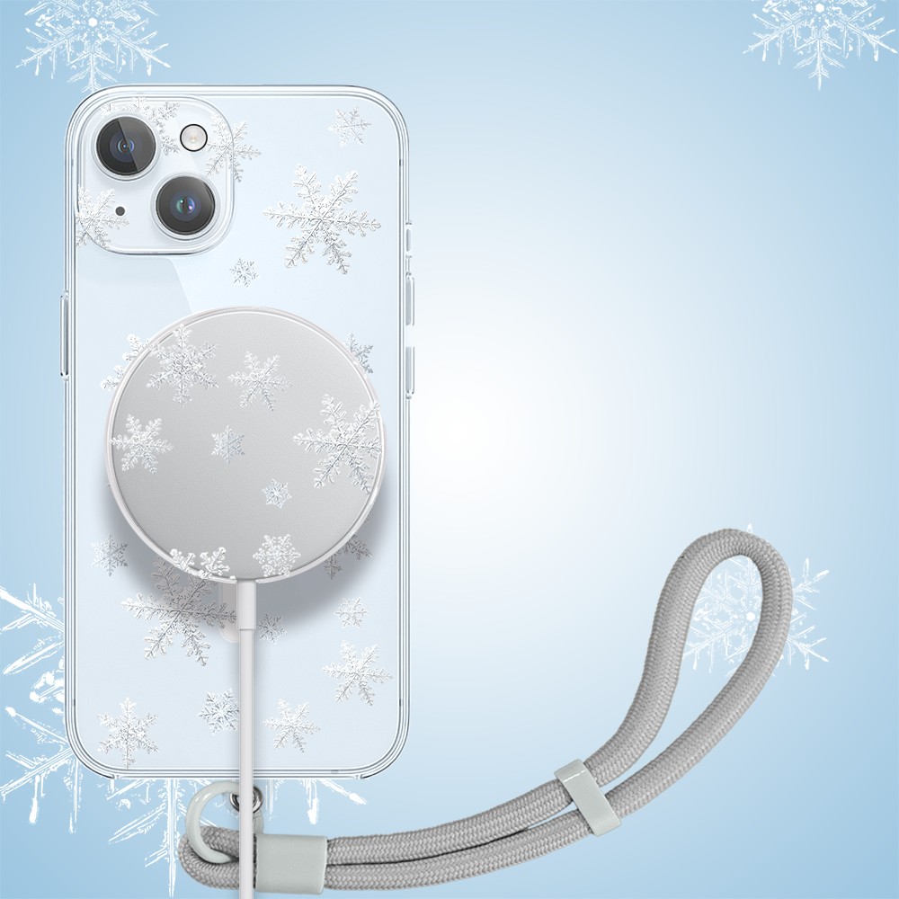 zwykły model-6iPhone 15 pełne szkło hartowane na cały aparat, kamerę, delikatne śnieżynki