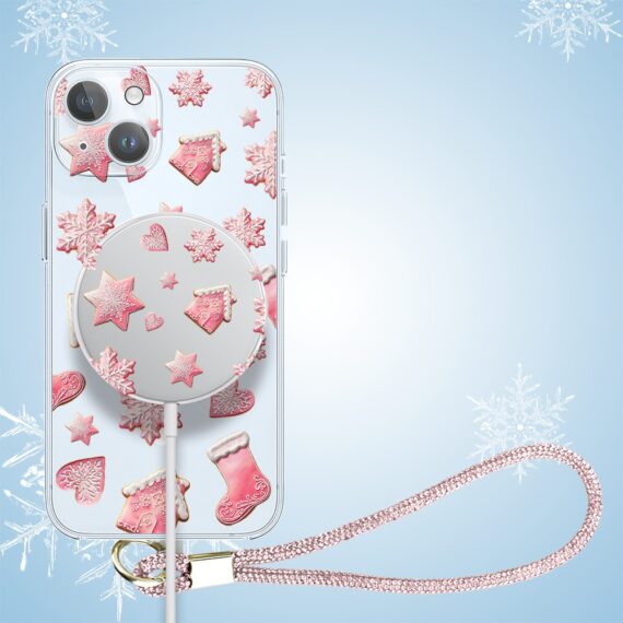 zwykły model-6iPhone 15 pełne szkło hartowane na cały aparat, kamerę, różowe pierniczki