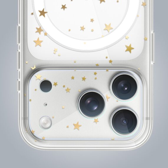 17 pro-3iPhone 17 Pro Max pełne szkło hartowane na cały aparat, kamerę, złote gwiazdki