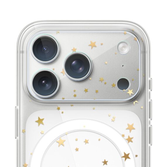 17 pro-4iPhone 17 Pro Max pełne szkło hartowane na cały aparat, kamerę, złote gwiazdki