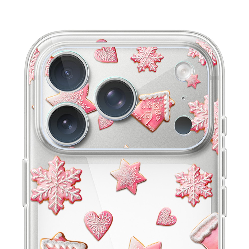 Artboard 5Zestaw do iPhone 17 Pro Max: etui, szkło na aparat, power bank, różowe pierniczki