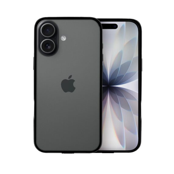 Bumper do iPhone 17, Metal Slim, metalowa ramka ochronna, czarny (4)
