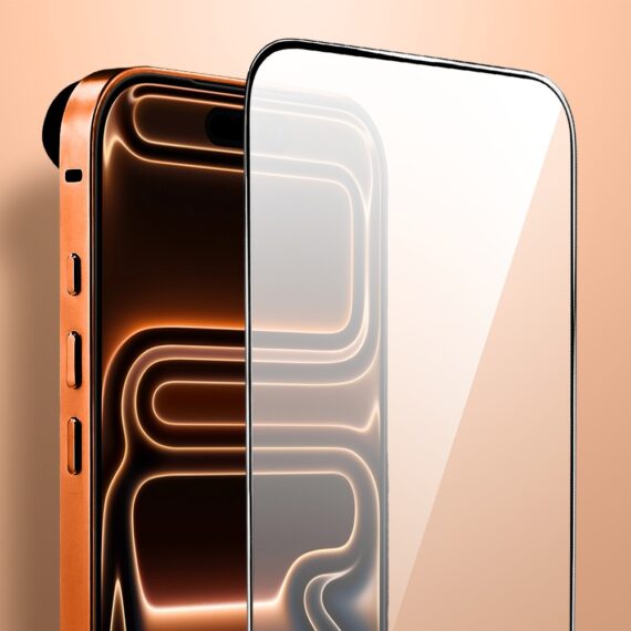 Bumper do iPhone 17 Pro Max, Metal Slim, metalowa ramka ochronna, pomarańczowy (7)