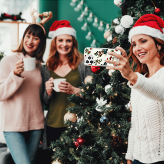 Etui do iPhone 14 Pro z MagSafe, Przytulne święta, Zimowe miasteczko6