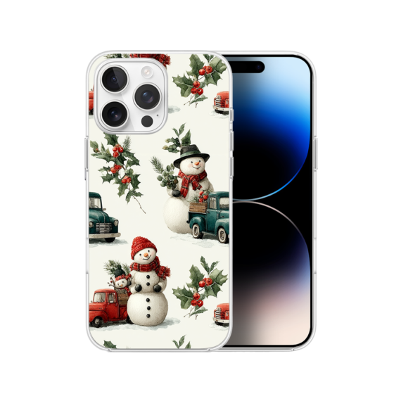 Etui do iPhone 14 Pro z MagSafe, Przytulne święta, Zimowe miasteczko7