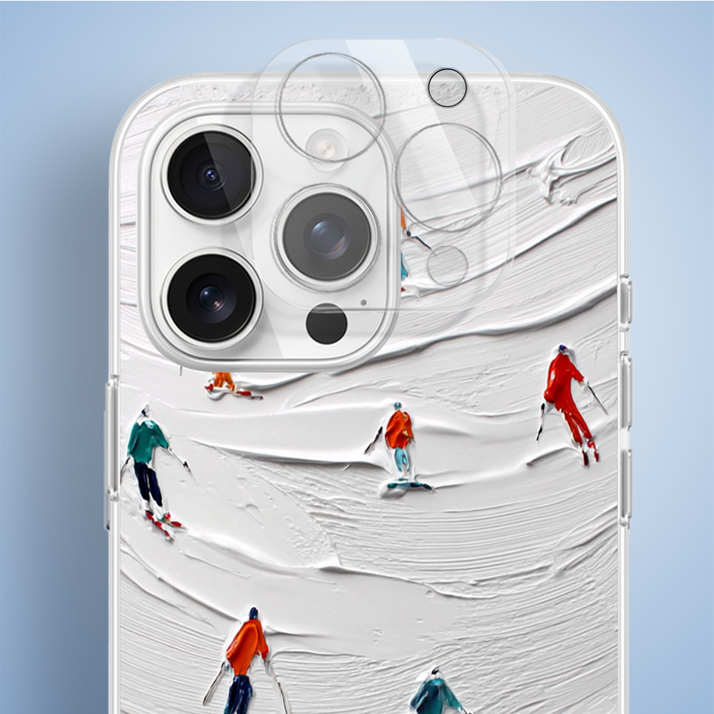 Etui do iPhone 14 Pro z MagSafe, Zimowa Magia, Narciarski obraz5