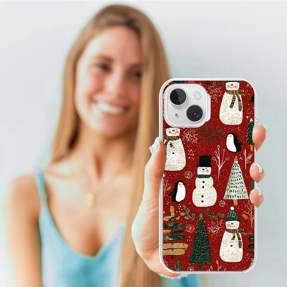 Etui do iPhone 14 z MagSafe, Przytulne święta, Rustykalna świąteczna kraina3