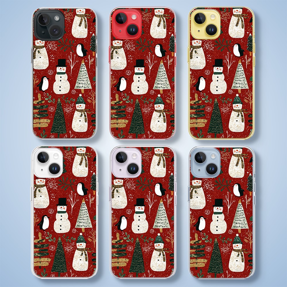 Etui do iPhone 14 z MagSafe, Przytulne święta, Rustykalna świąteczna kraina5