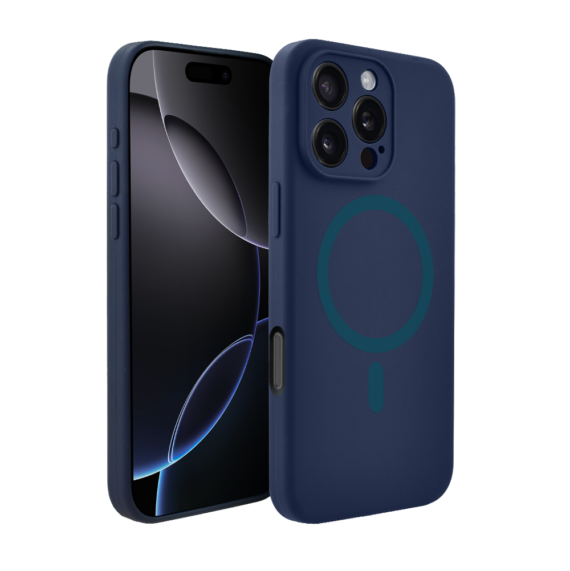 Etui do iPhone 16 Pro Max, silikonowe z MagSafe, mikrofibra soft touch z osłoną na apara (6)