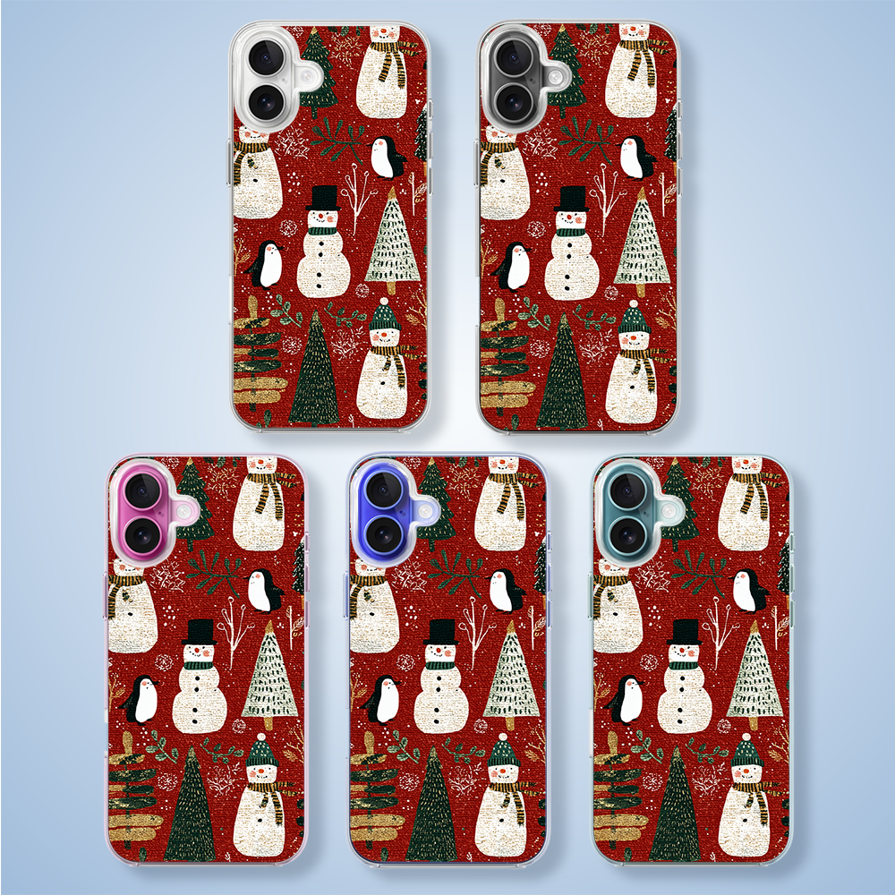 Etui do iPhone 16 z MagSafe, Przytulne święta, Rustykalna świąteczna kraina3
