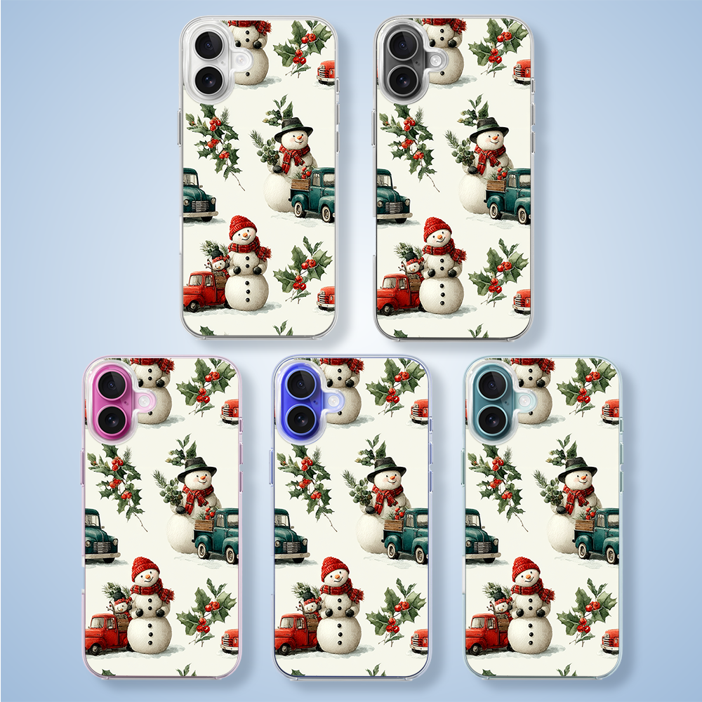 Etui do iPhone 16 z MagSafe, Przytulne święta, Zimowe miasteczko3