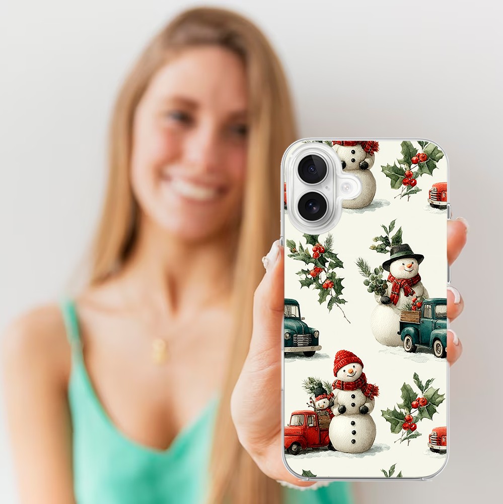 Etui do iPhone 16 z MagSafe, Przytulne święta, Zimowe miasteczko5