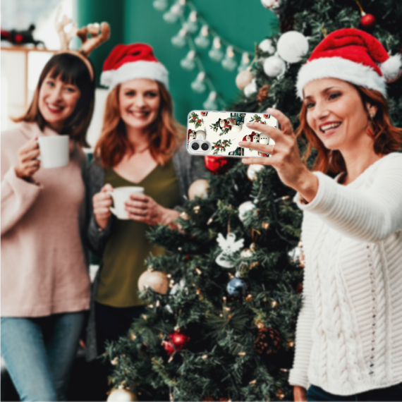 Etui do iPhone 16 z MagSafe, Przytulne święta, Zimowe miasteczko6