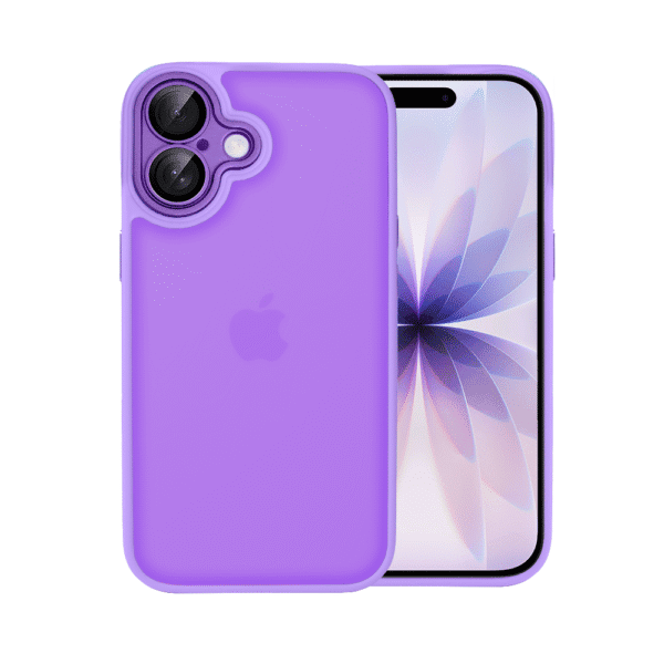 Etui do iPhone 17 Color Flush, z osłoną aparatu, fioletowe