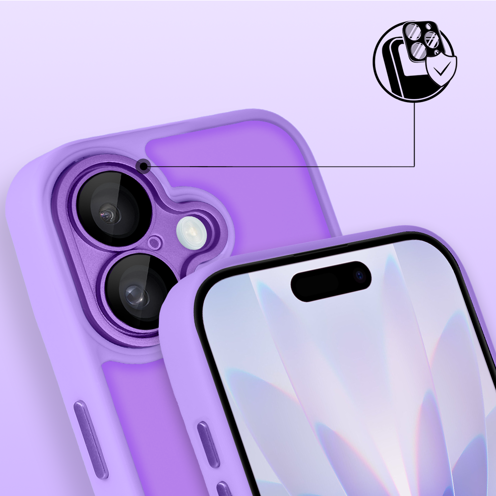 Etui do iPhone 17 Color Flush, z osłoną aparatu, fioletowe (8)