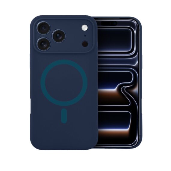 Etui do iPhone 17 Pro Max, silikonowe z MagSafe, mikrofibra soft touch z osłoną na apara (6)