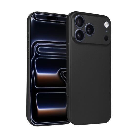 Etui do iPhone 17 Pro Skin Matt satynowe ultra cienkie, czarne (7)