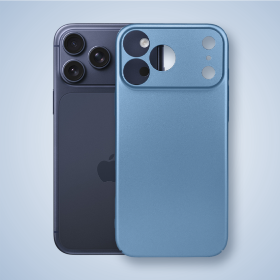 Etui do iPhone 17 Pro Skin Matt satynowe ultra cienkie, granatowe (1)