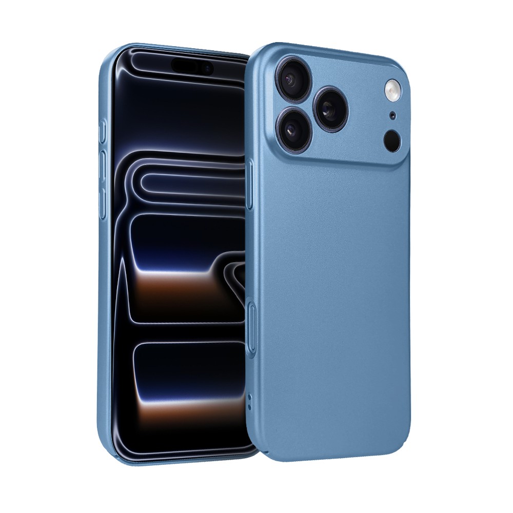 Etui do iPhone 17 Pro Skin Matt satynowe ultra cienkie, granatowe