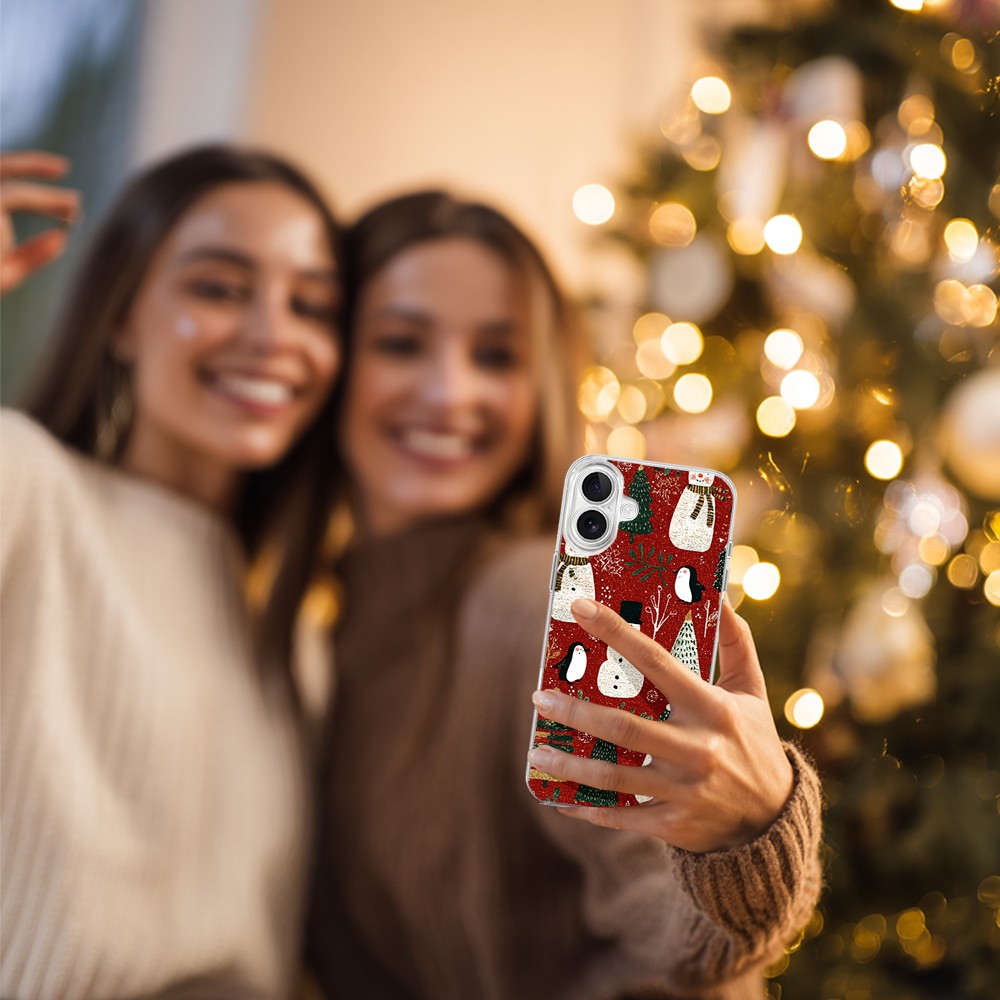Etui do iPhone 17, Przytulne święta, Rustykalna świąteczna kraina (3)