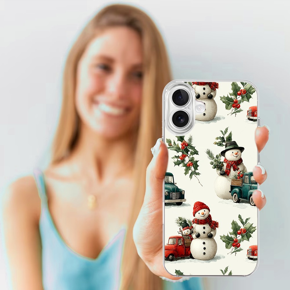 Etui do iPhone 17, Przytulne święta, Zimowe miasteczko (1)