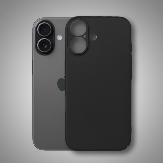 Etui do iPhone 17 Skin Matt satynowe ultra cienkie, czarne - nowe (1)