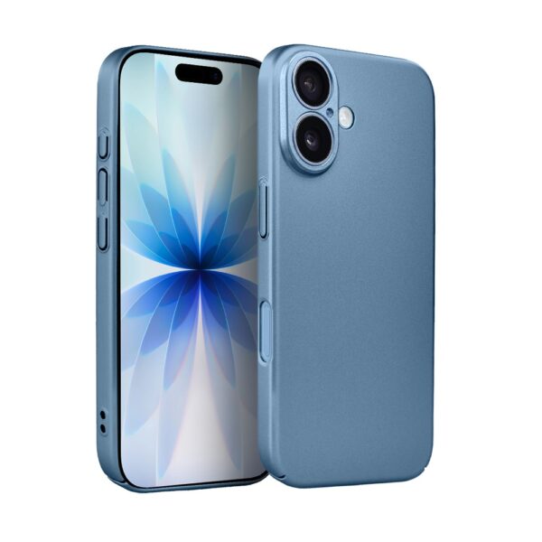 Etui do iPhone 17 Skin Matt satynowe ultra cienkie, granatowe