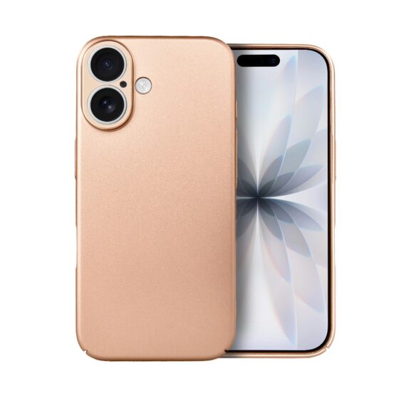 Etui do iPhone 17 Skin Matt satynowe ultra cienkie, złote (8)