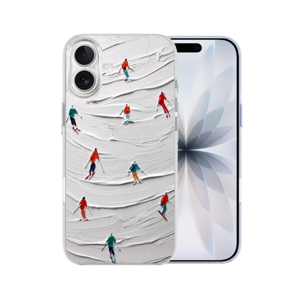 Etui do iPhone 17, Zimowa Magia, Narciarski obraz