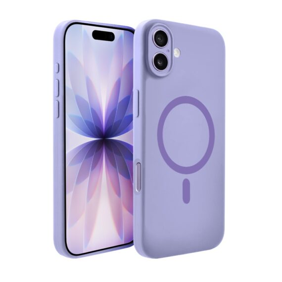 Etui do iPhone 17, silikonowe z MagSafe, mikrofibra soft touch z osłoną na aparat, fi (8)