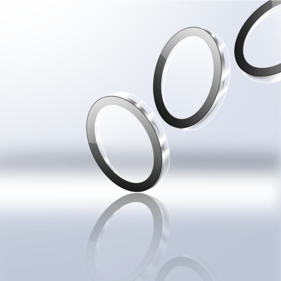 Szklana osłona obiektywów, hybrydowa osłona aparatu do iPhone 16, przeźroczysta (3)