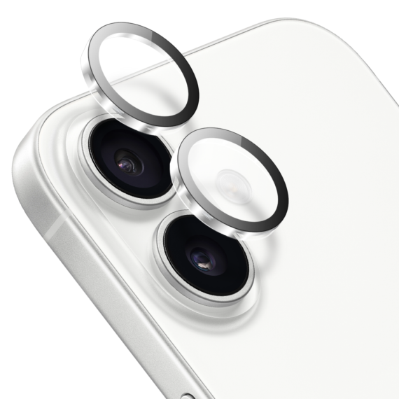 Szklana osłona obiektywów, hybrydowa osłona aparatu do iPhone 16, przeźroczysta (4)