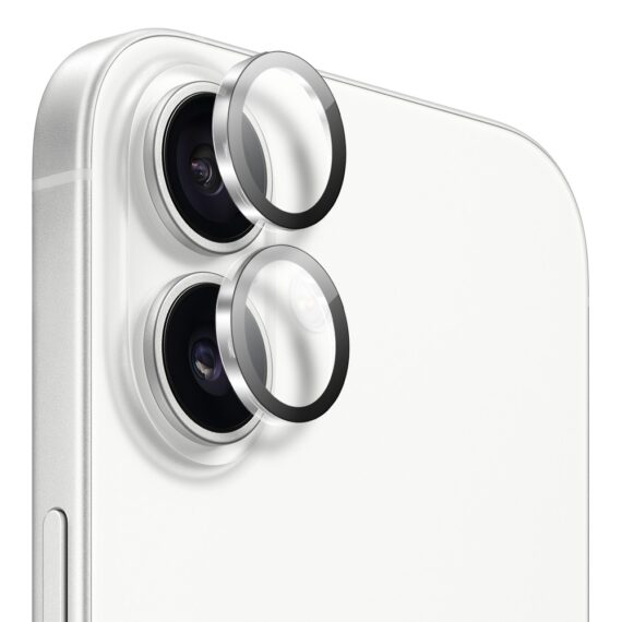 Szklana osłona obiektywów, hybrydowa osłona aparatu do iPhone 16, przeźroczysta (5)