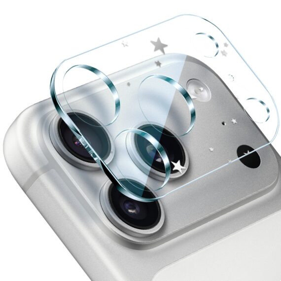 ip 17 pro-3Zestaw do iPhone 17 Pro etui, szkło na aparat, power bank, szampańskie gwiazdki grafiki