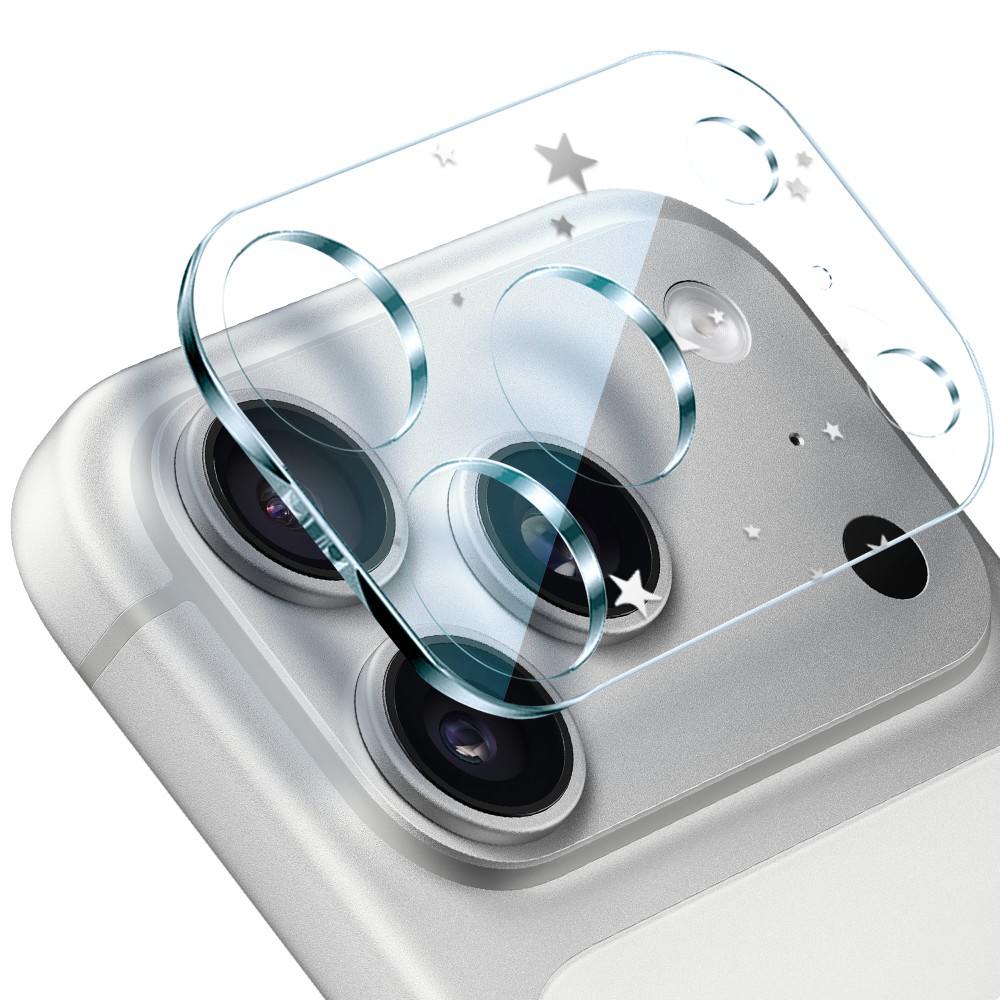 ip 17 pro-3Zestaw do iPhone 17 Pro etui, szkło na aparat, power bank, szampańskie gwiazdki grafiki